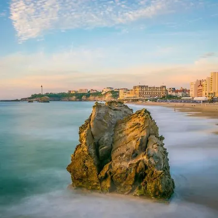 Studio et piscine sur la grande plage Biarritz Extérieur photo